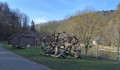 Sculpture à l'étang de Montauban