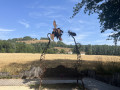 Sculpture sur le Chemin des Marais
