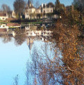 Senonches vue depuis le lac Arthur R&eacute;my