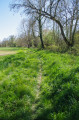 Sentier au bord de l'Isle après la première église