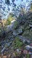 Sentier avant la mont&eacute;e vers la statue