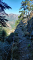 Sentier avant la mont&eacute;e vers la statue