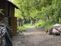 Sentier champêtre au coeur du village, entre poules et canards