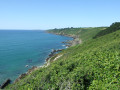 Sentier côtier au dessous des falaises de Trédrez