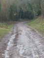 sentier descendant sur carency