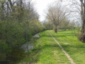 Sentier sur les berges du Guimand