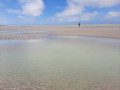 Seul sur la plage