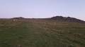 Showery Tor and Rough Tor in the moonlight