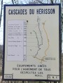 Signpost at the start of the walk Signpost at the start of the walk