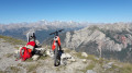 Sommet du Janus, vue sur les Ecrins