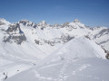 Sommet enneigé du Croisse Baulet