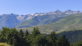 Sommets du Luchonnais durant la descente