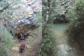 Source du Boulidou avec et sans eau
