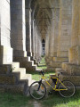 Sous le pont suspendu de Tonnay Charente