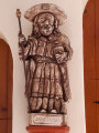 Statue de Saint Jacques dans la Chapelle du Calvaire à Chavanay