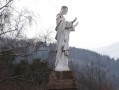 Statue dite du Sacré-Coeur dominant Rombach-Le-Franc