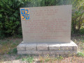 Battle monument unveiled in 1967 by Joanny Grandjean