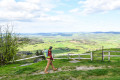 Escapade vers la vallée depuis la Butte de Suin