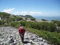 Sur la crète en direction du bivacco Scolonazo