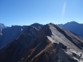 Sur la gauche le Pain de Sucre et la Crête de la Taillante Sur la gauche le Pain de Sucre et la Crête de la Taillante