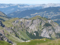 Sur le Freu and Pointe d'Orsiere from Lac du Mont Charvin