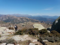 sur le retour avec au loin les Aiguilles de Bavella sur le retour avec au loin les Aiguilles de Bavella