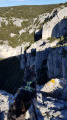 Surplomb des falaises