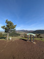 Table d'orientation avec vue sur la chaine des puys