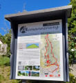 Tafel zum Alemannenweg in Zell im Wiesental