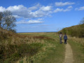 The Dene Mouth, where sky meets land