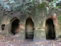 Circular walk around the remains of Dale Abbey and The Hermitage cave