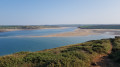 The mouth of the River Camel close to Harbour Cove on the right