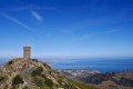 Le Puig Sallfort et la Tour de Madeloc depuis Col de Banyuls