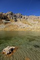 Transparence du lac de la Portette..