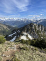 Panorama to the north from the summit