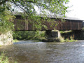 &Uuml;berdachte Holzbr&uuml;cke Hennersdorf