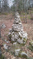 Le chemin des cairns au départ de la Chaux-du-Dombief