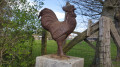 un coq en bronze un coq en bronze