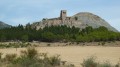 Château, canal et moulin de l'époque féodale à Javier en Navarre Espagnole