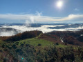 Une mer de nuages depuis l'Agiña