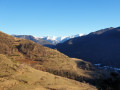 Vallée de l'Ariège (amont) depuis le sentier grimpant à l'ermitage de saint-pierre