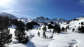 Pic d'Aygues-Cluses en hivernale depuis Tournaboup