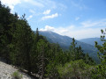 Ventoux au loin après le Col de la Frache.