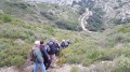 The Lombards trail via the ridge