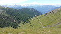 Versant sud du col de Péas