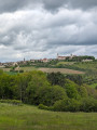 La colline de Vezelay avec sa basilique