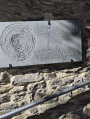 Vieille inscription dans le village de Verdeggia.