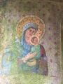 Vierge peinte dans la Vallée du Mont Saint-Germain