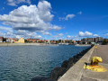 View of the canal Kærlighedsbroen Fredericia