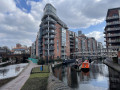 View on the junction between two canals